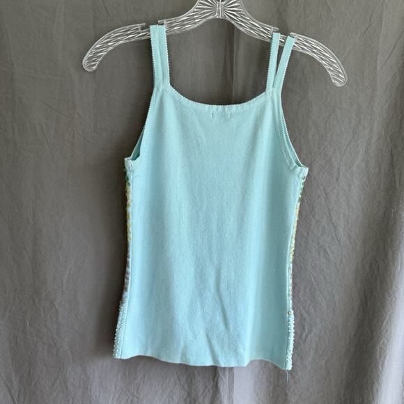 Vintage‎ The Promise Sequin Beaded Cami Mermaid Clubwear Mermaid Rave Top Sz XS - Picture 11 of 15